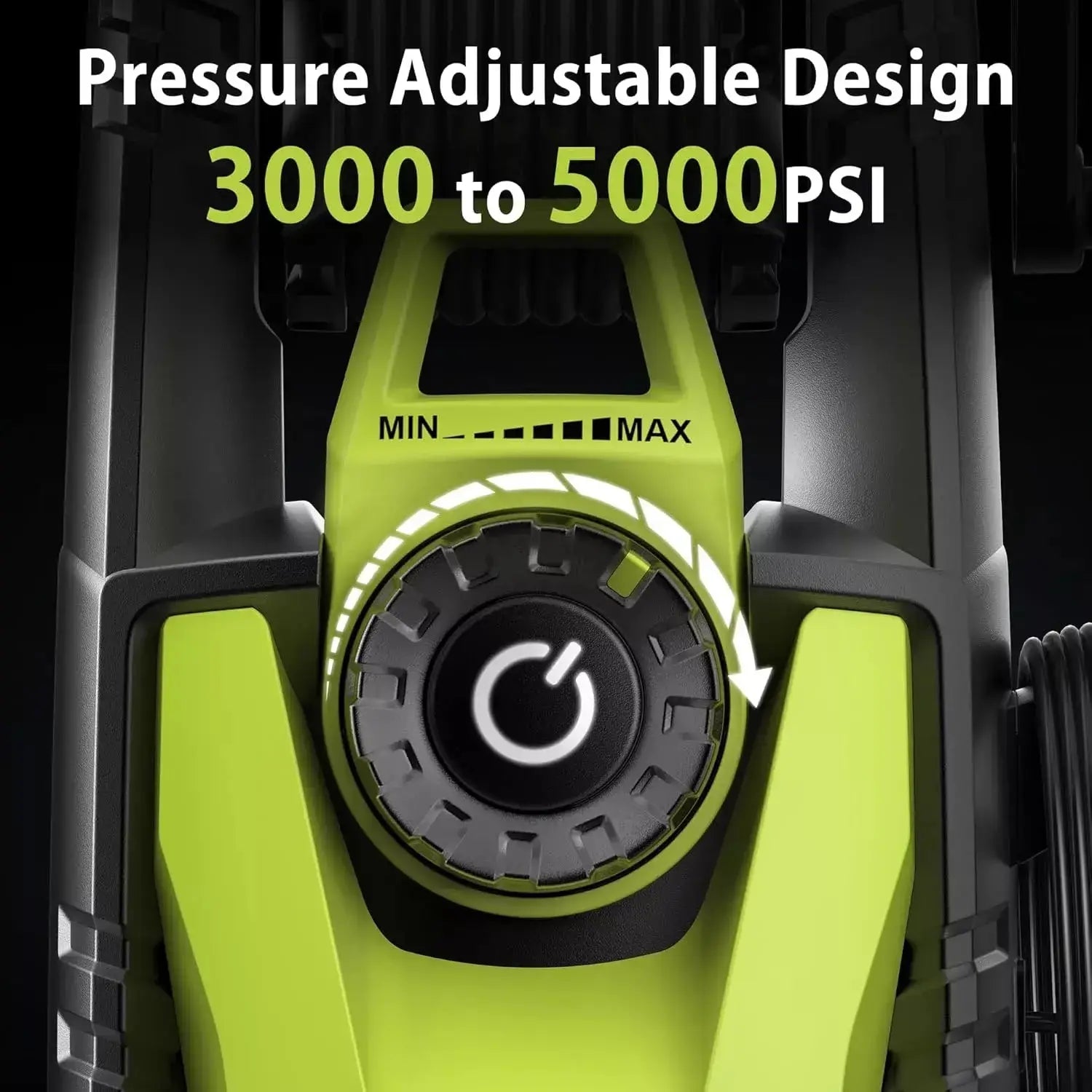 Adjustable 5000 PSI 2.5 GPM Electric Pressure Washer - YERYORK