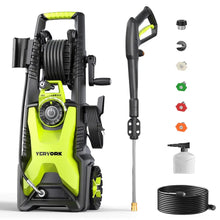 5000 PSI 2.5 GPM Electric Pressure Washer Adjustable - YERYORK