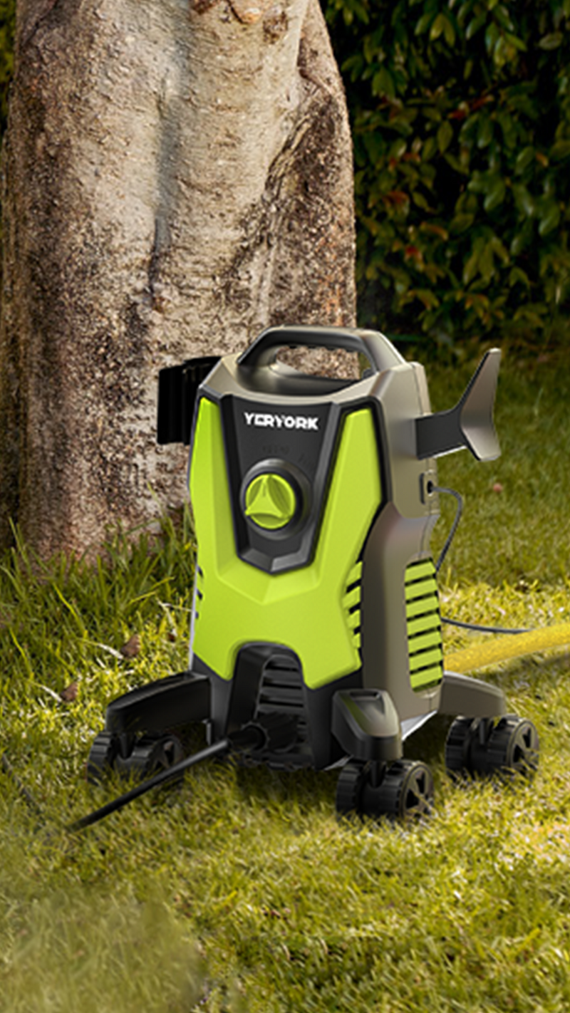 3500 PSI with Anti-Tipping & Lockable Wheels